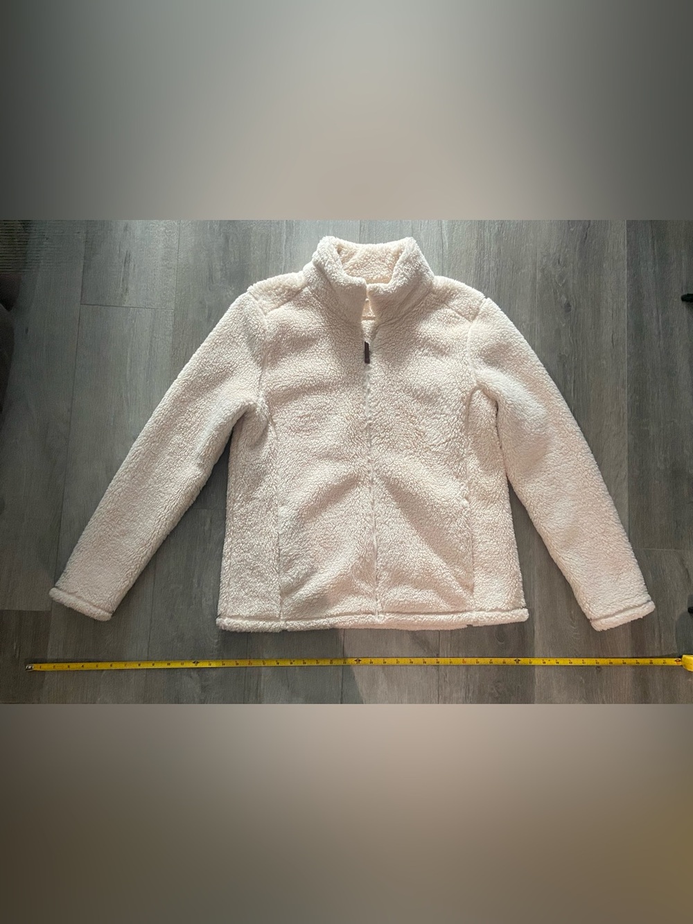 Cloudveil Sherpa Fleece Full Zip Teddy Women Jacket Cream Size XL - Cozy Luxe - Picture 7 of 8